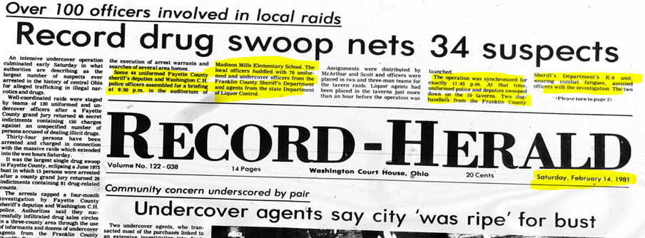 Record Herald Newspaper Headlines