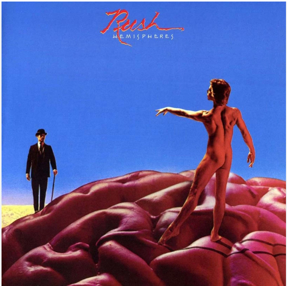 Rush’s Hemispheres album cover